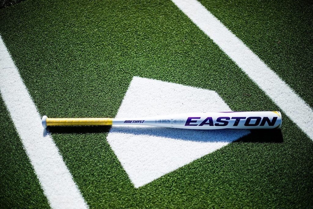Easton AMETHYST Fastpitch Softball Bat | -11 | 1 Pc. Aluminum | Approved for All Fields