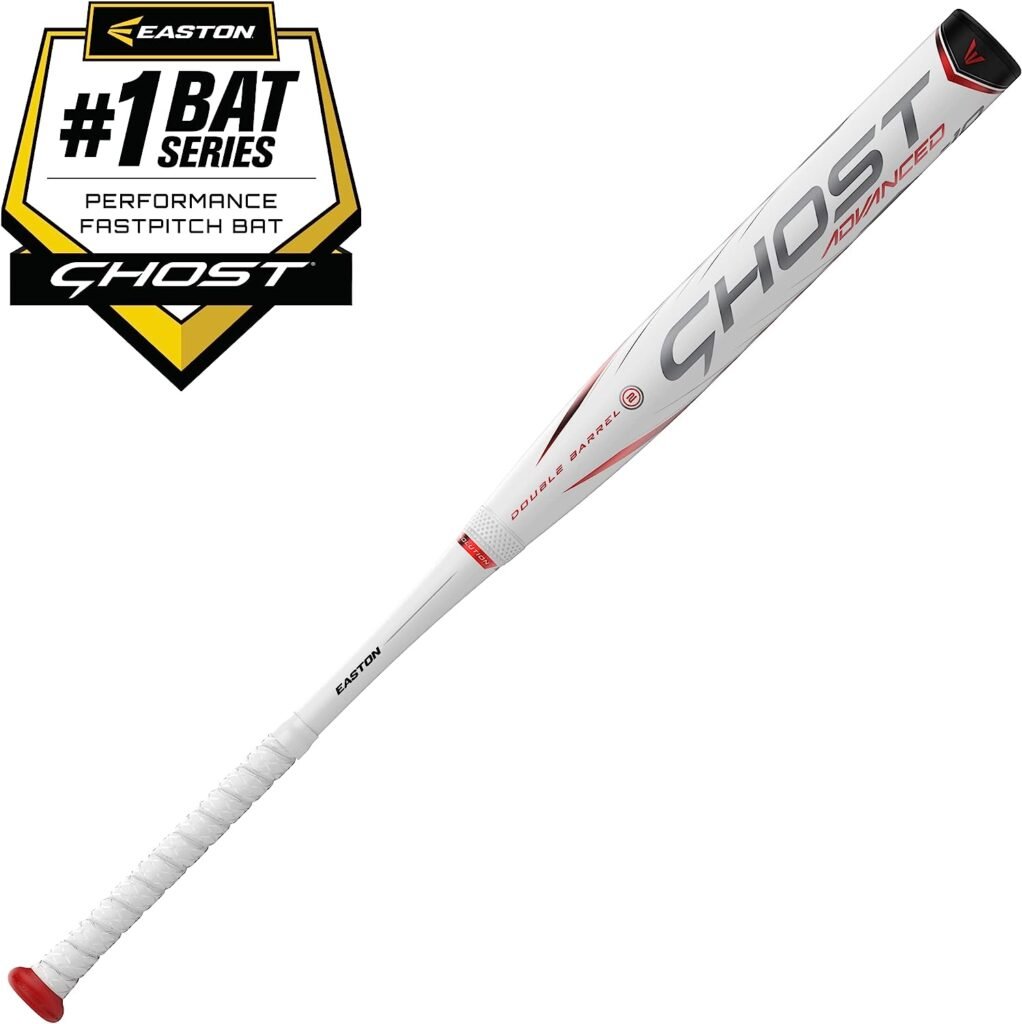 Easton | Ghost Advanced Fastpitch Softball Bat | Approved for All Fields | -11 / -10 / -9 / -8 | 2 Pc. Composite
