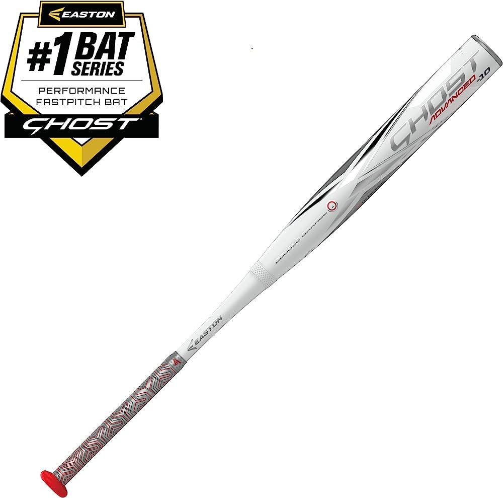 Easton GHOST Fastpitch Softball Bat | -11 | 1 Pc. Aluminum | Approved for All Fields