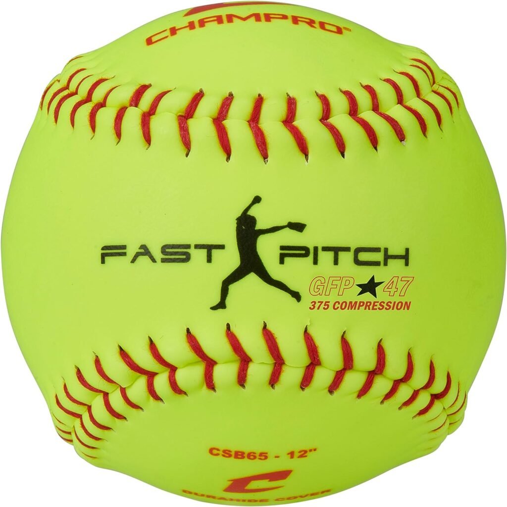 CHAMPRO 12 Recreational Fast Pitch Softball - Durahide Cover