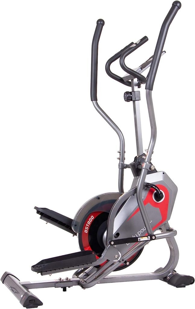 Elliptical Stepper Machine for Home. Patented 2-in-1 Stair Climber, Stepper, New Model, HIIT Training, Ergonomic, 1 Yr Warranty, Cardio, Resistance, 8 Levels, Digital, Compact, Safe, Body Power