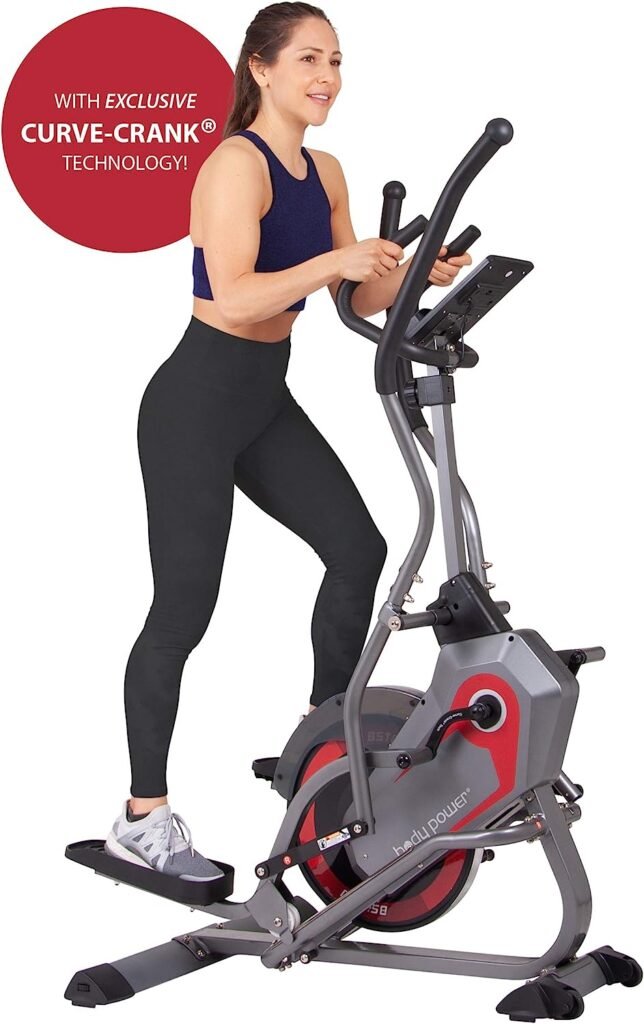 Elliptical Stepper Machine for Home. Patented 2-in-1 Stair Climber, Stepper, New Model, HIIT Training, Ergonomic, 1 Yr Warranty, Cardio, Resistance, 8 Levels, Digital, Compact, Safe, Body Power