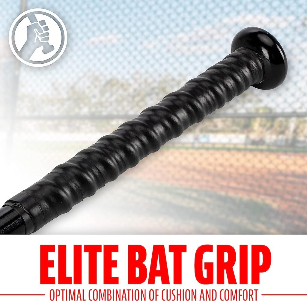 Franklin Sports MLB Baseball Training Bat + Balls - Thin Stick Training Bat for Hitting Practice - Skinny Mini Bat + Ball Set for Contact Batting - 30