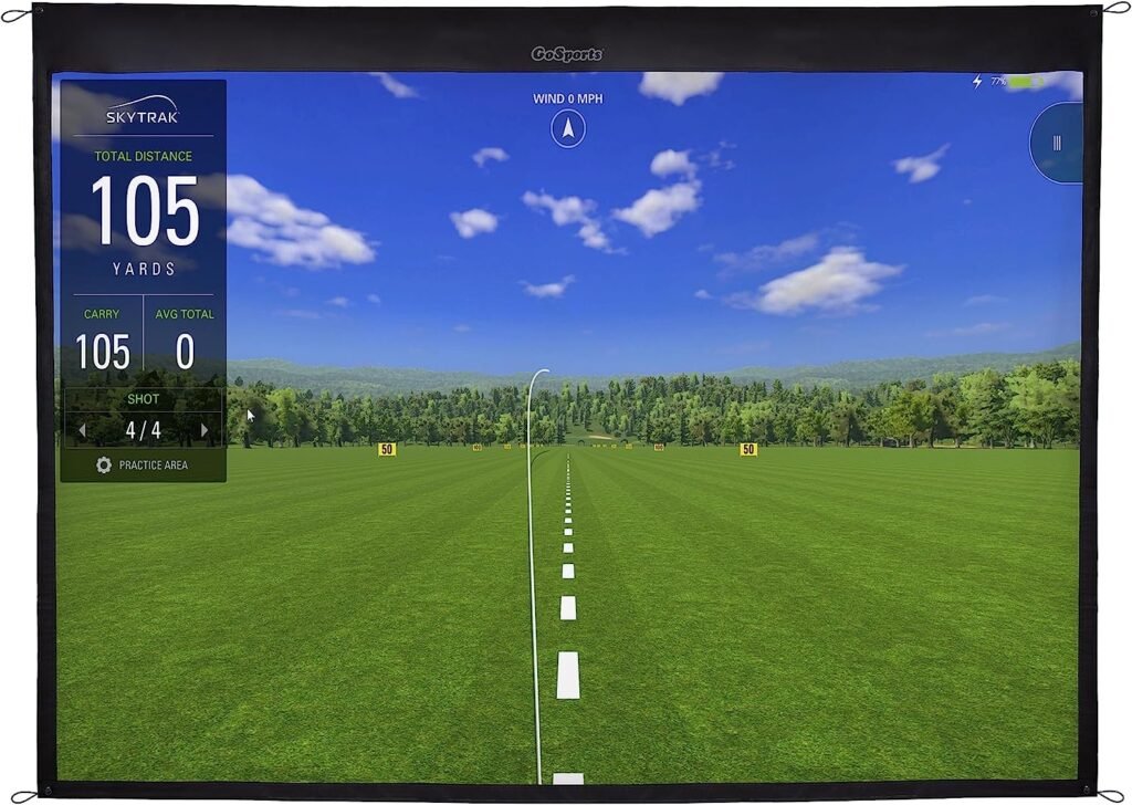 GoSports Golf Simulator Impact Screen - Choose Size