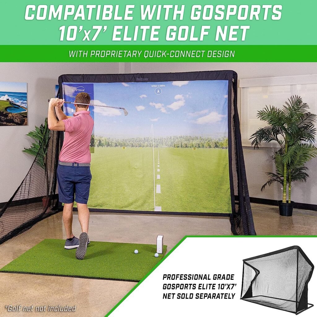 GoSports Golf Simulator Impact Screen - Choose Size