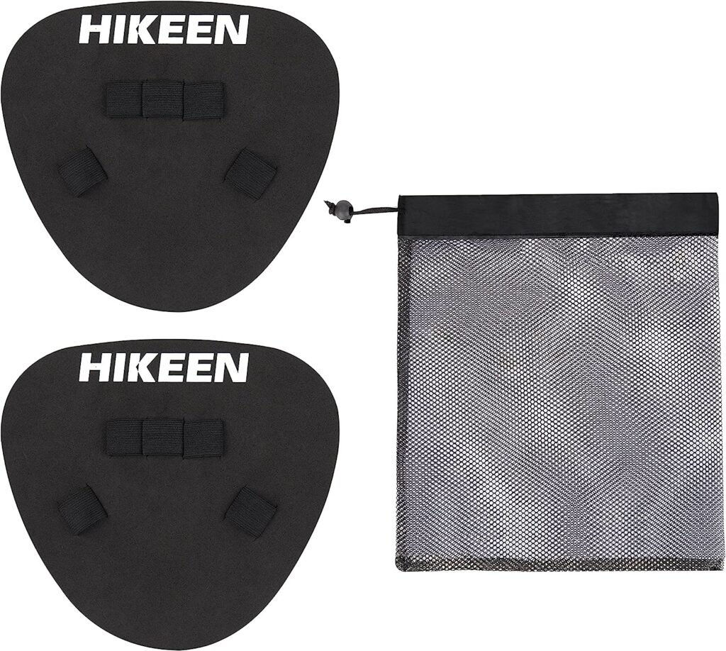 Hikeen 2 Packs Baseball Training Gloves Infield Training Gloves Pancake Glove Softhands Baseball Fielding Training Flat Glove Two-Hands