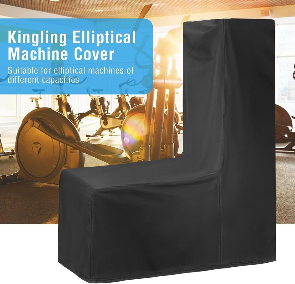 Kingling Elliptical Cover, Elliptical Exercise Machine Cover for Home Use Elliptical Trainer Waterproof  Dustproof Protective Cover