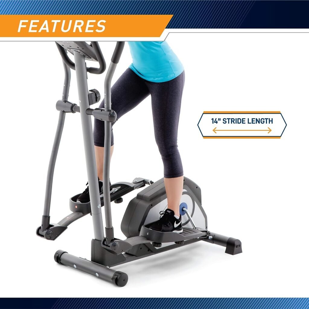 Marcy Magnetic Elliptical Trainer Cardio Workout Machine