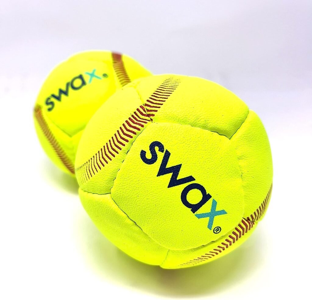 Swax Training Softball 2 Pack,Yellow,11 Softball