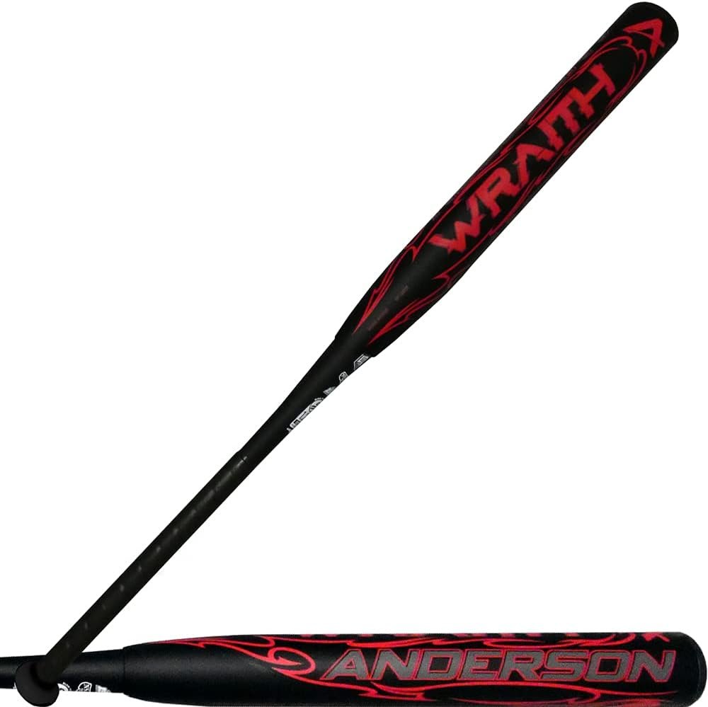 Anderson Wraith USSSA Slowpitch Softball bat – 14” Barrel ½ oz End Loaded Two-Piece Composite 2022 Model