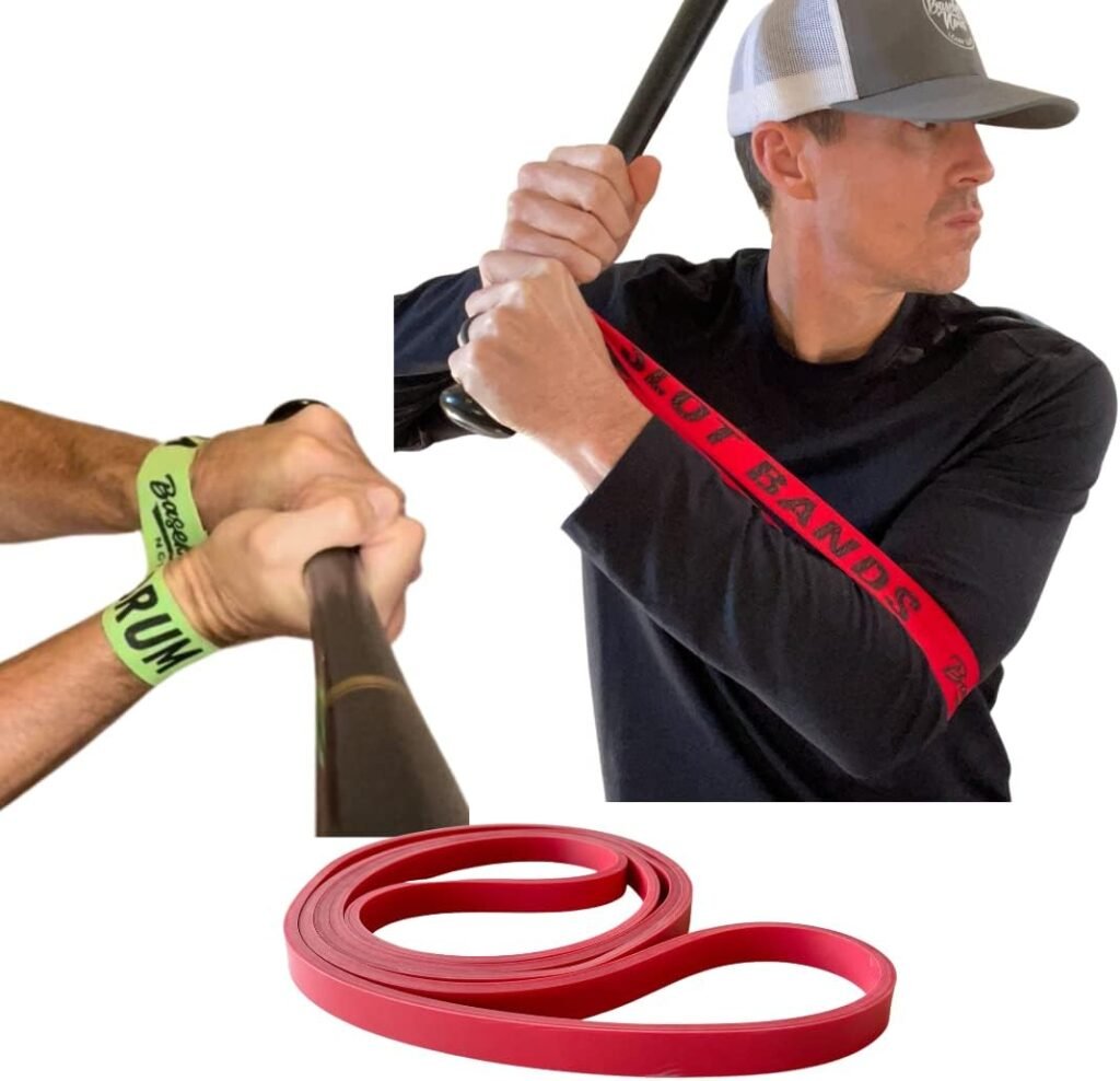 Baseball Notes Brum Bands: Softball  Baseball Training Equipment - Swing Trainer, Hitting Trainer, Baseball Training, Batting Trainer