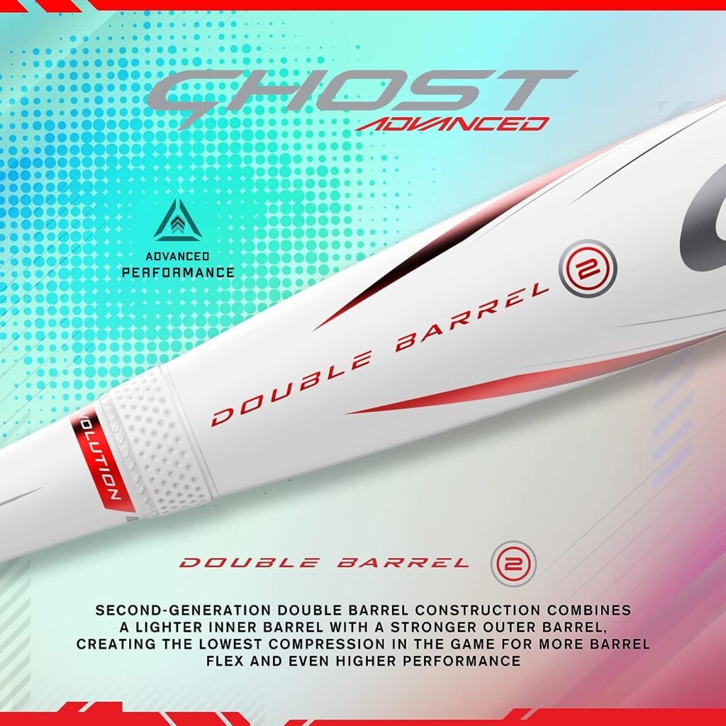 Easton | Ghost Advanced Fastpitch Softball Bat | Approved for All Fields | -11 / -10 / -9 / -8 | 2 Pc. Composite