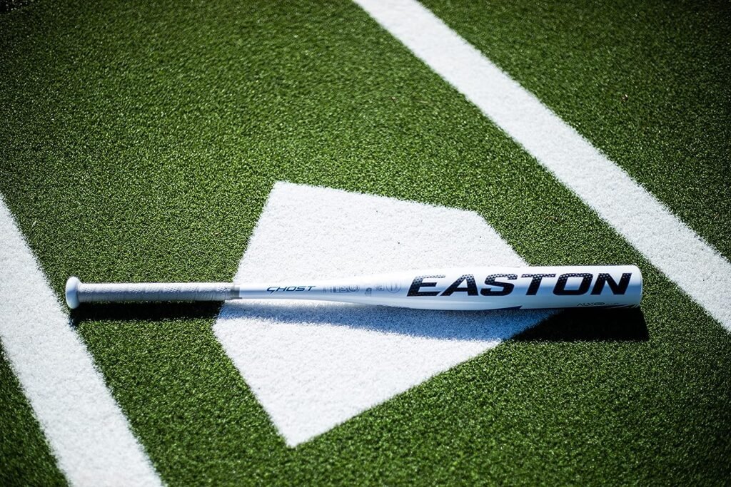 Easton GHOST Fastpitch Softball Bat | -11 | 1 Pc. Aluminum | Approved for All Fields