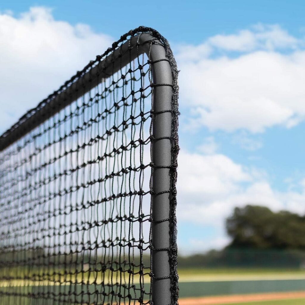 FORTRESS Baseball Sock Net Screen - 7ft x 7ft Pro Quality Hitting Net for Baseball Training