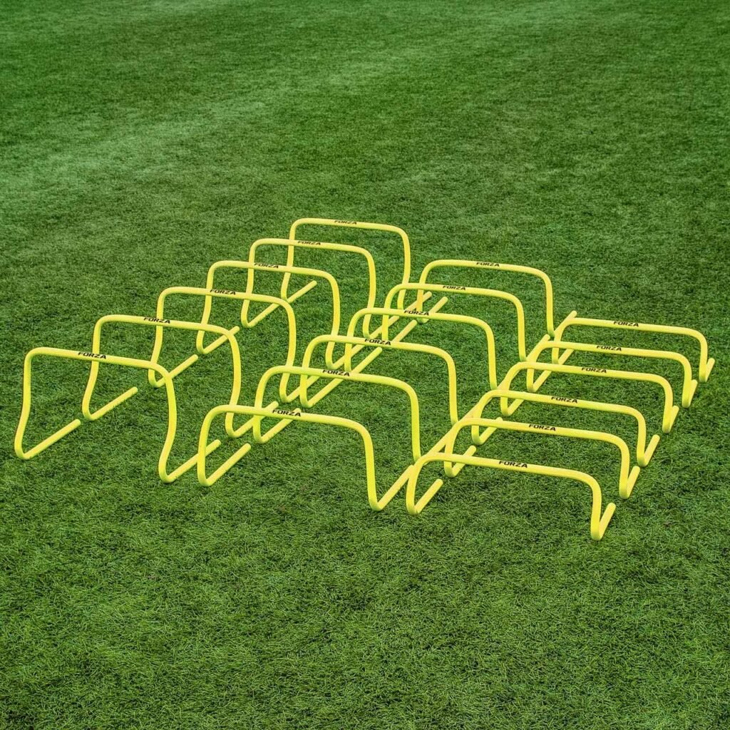 Net World Sports Forza Speed  Agility Training Set - 6 Pack 6/9/12 Hurdles Training Equipment