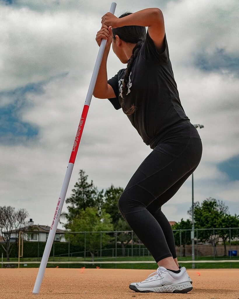 PowerNet Combo PVC/Click Stick Baseball Swing Trainer | Interchangeable Attachments Also for Softball | Training Bat for Creating Maximum Bat Speed at Contact