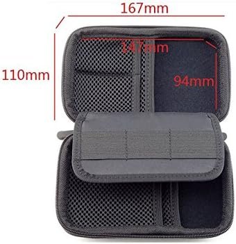 Premium Nylon GPS Protective Carrying Case Storage Bags Cover for Voice Caddie Swing SC100 and SC200 Swing Caddie (Black)