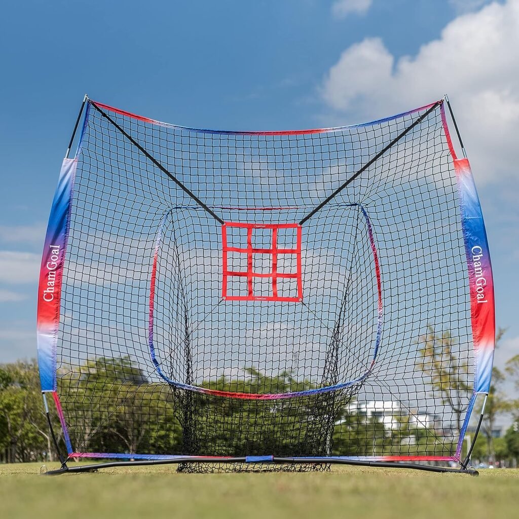 ChamGoal 2 Pack Adjustable Strike Zone Target Baseball Softball Pitching Target Practice Accuracy Training Throwing for Hitting Batting Catching