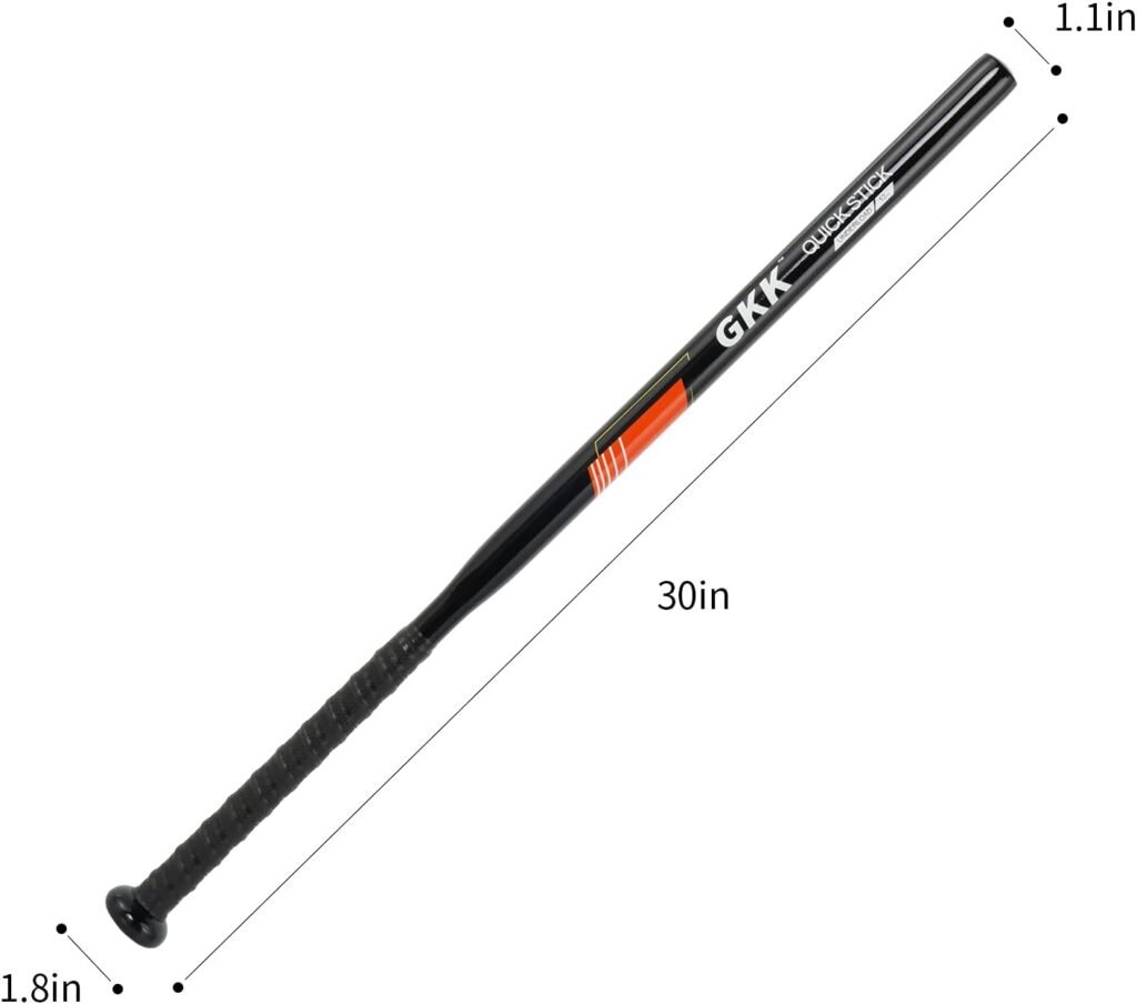 GKK Baseball Softball Bat Series Baseball Hitting Swing Trainer Aluminium Fungo Bat Batting Practice Bat for Youth Adult Kids Baseball Training Equipment