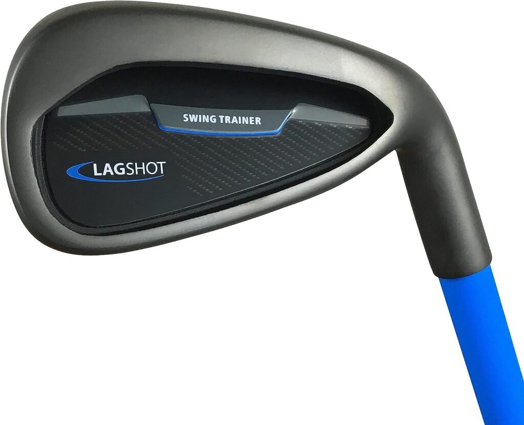 Lag Shot 7 Iron - Golf Swing Trainer Aid, Named Golf Digests Editors Choice “Best Swing Trainer” of The Year! #1 Golf Training Aid of 2022, Free Video Series with PGA Teacher of The Year!