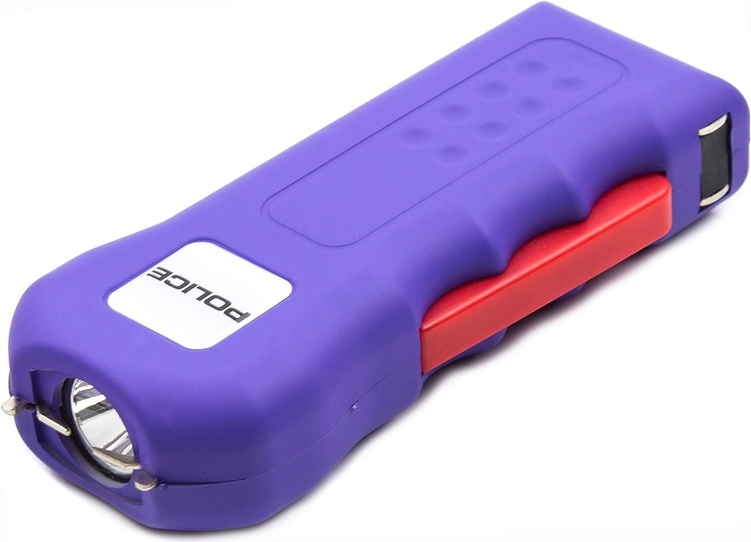 POLICE Stun Gun 512 - Rechargeable with LED Flashlight, Purple