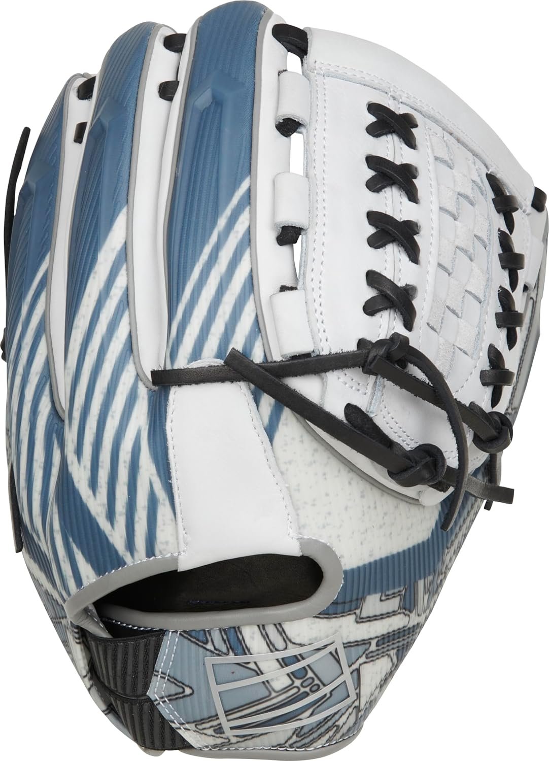 Rawlings | REV1X Fastpitch Softball Glove | Right Hand Throw | 12.25 - X-Laced Basket Web | White