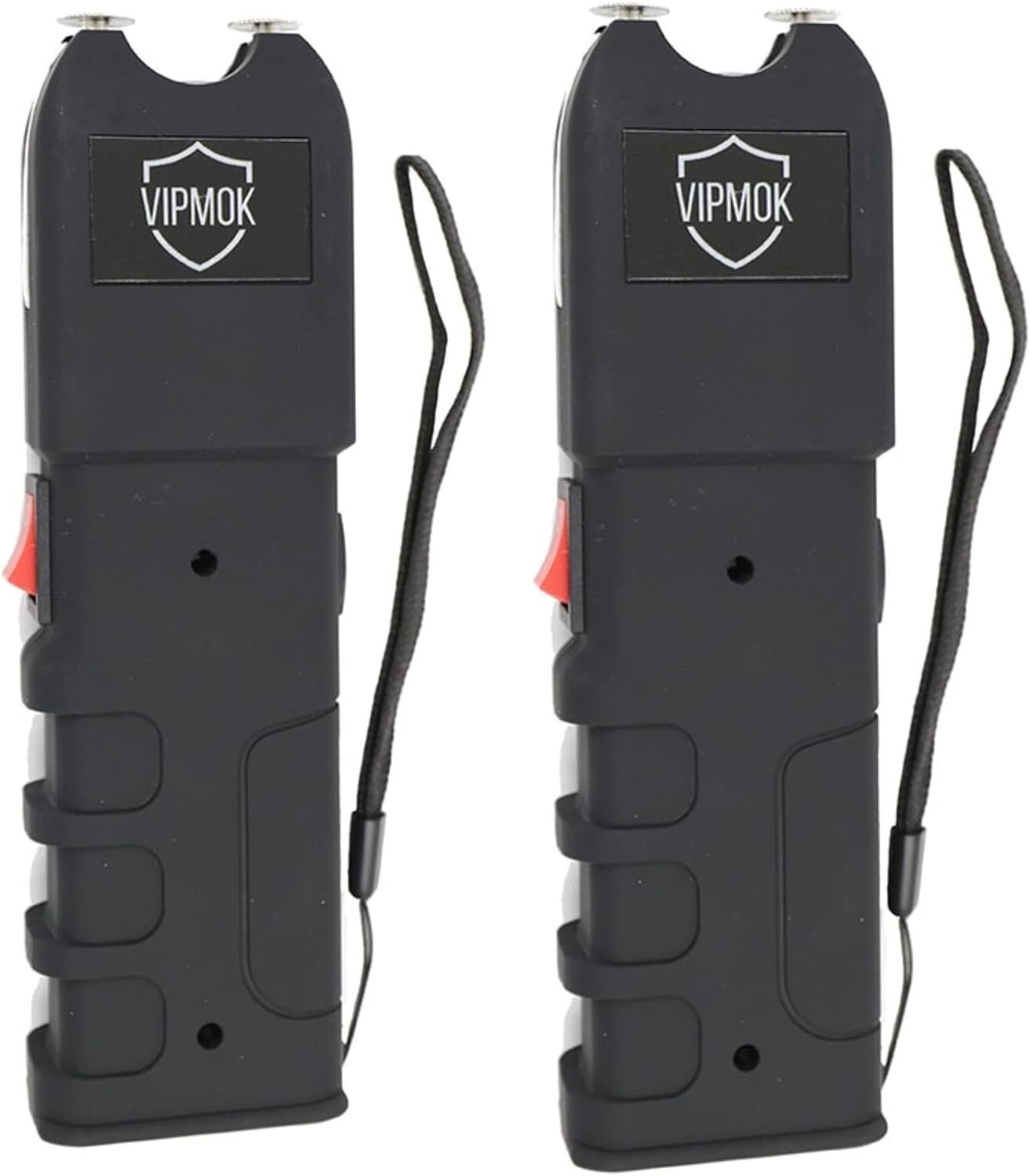 VIPMOK 928 Type Stun Gun Self-Defense Flashlight Electric Shocker (2 Pack)