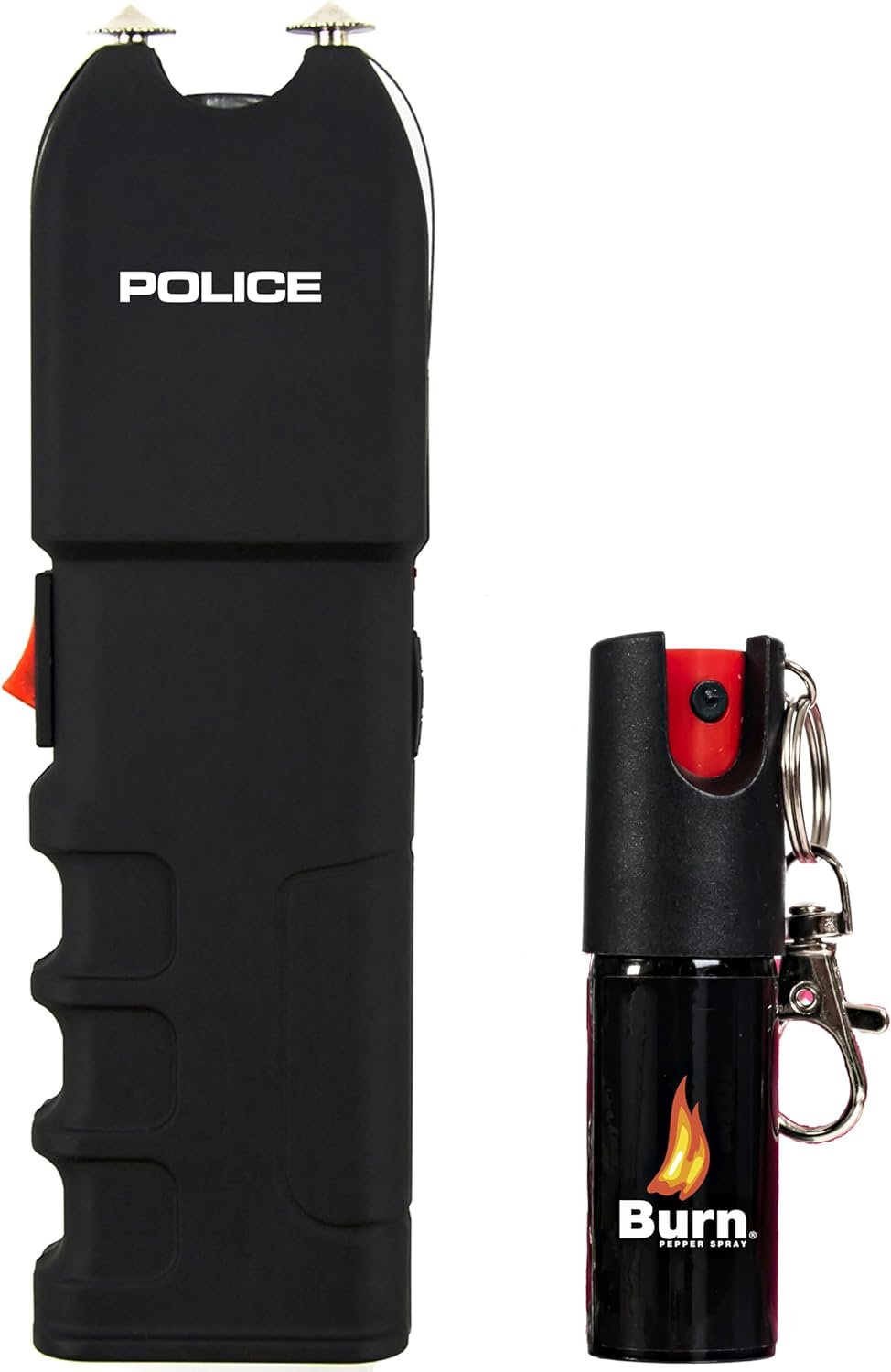 Police Stun Gun Burn Pepper Spray Combo - 928 Black