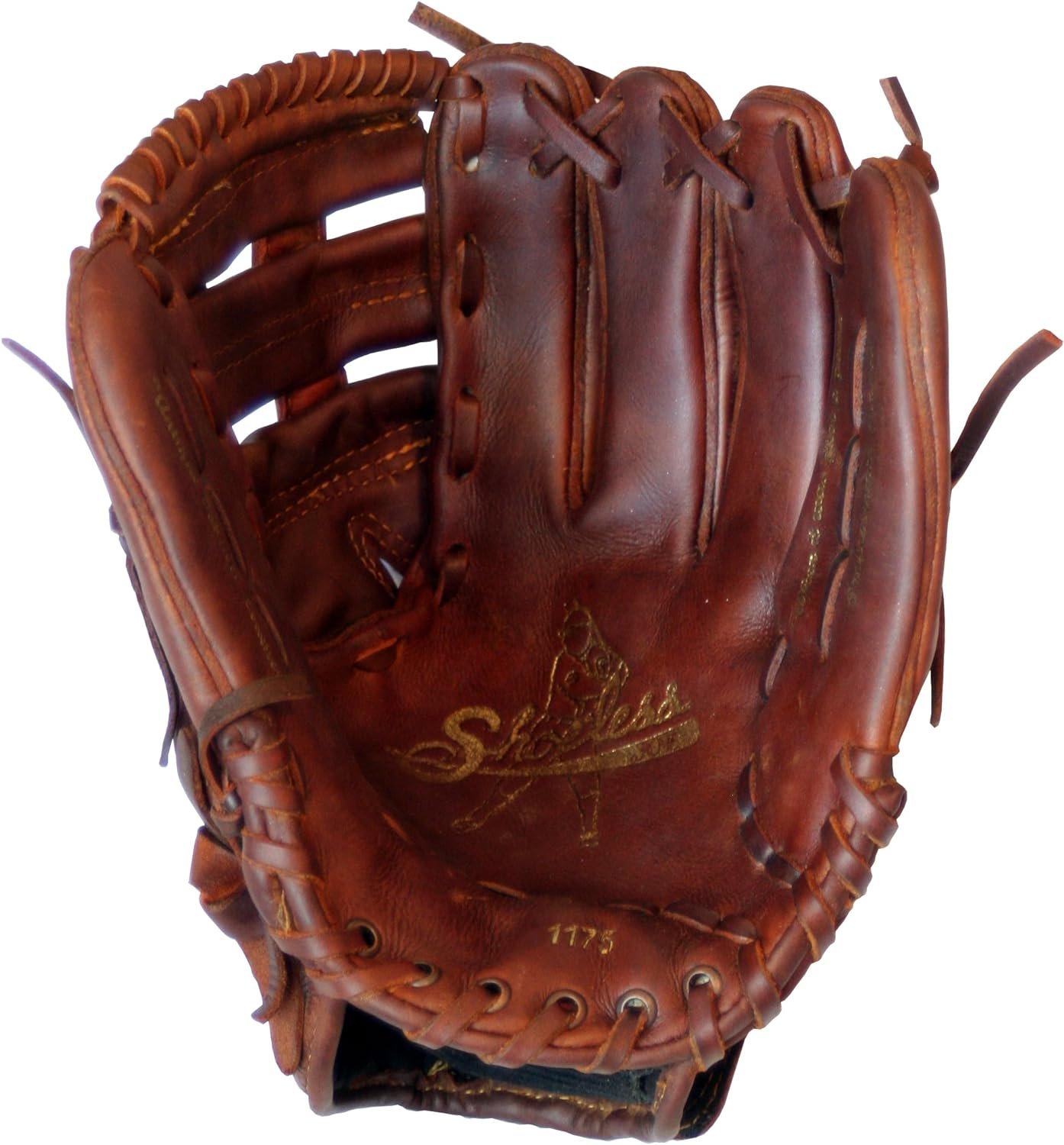 Shoeless Joe Gloves Fast Pitch H Web Brown Baseball Glove