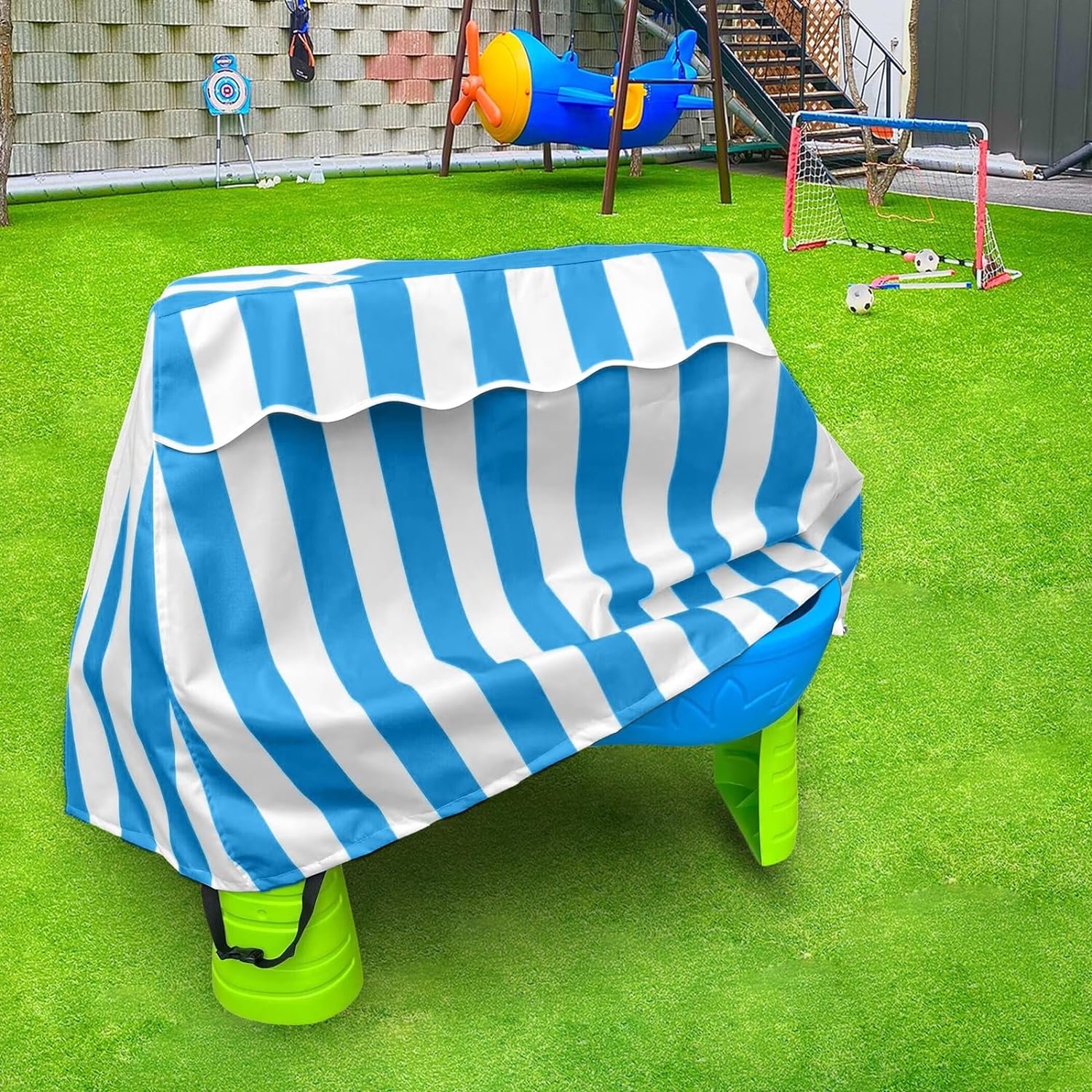 Kids Water Table Cover Fit Step 2 Water Table, Outdoor Table Cover For Step 2 Rain Showers Splash Pond Water Table,Outdoor Water Table Toys Cover for Water Table for Toddlers 1-3 -Cover Only