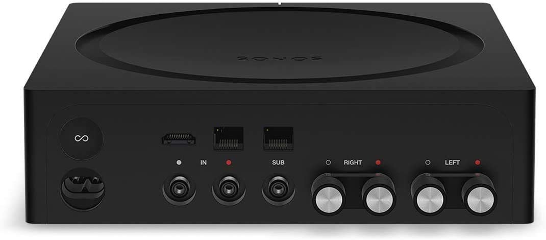 New Sonos Wireless Amplifier 125 Watt Black Amplified Streaming Music System AMPG1US1BLK