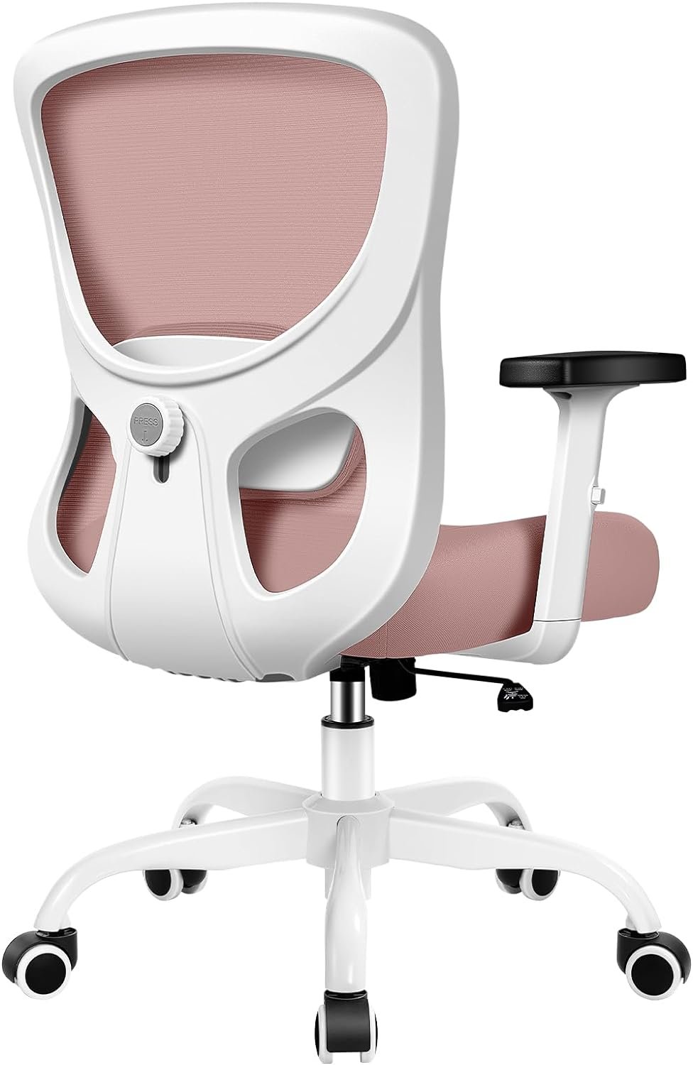 Office Chair Ergonomic Desk Chair with Adjustable Lumbar Support, Swivel Comfy Computer Chair Heavy Duty Executive Chair for Home Office