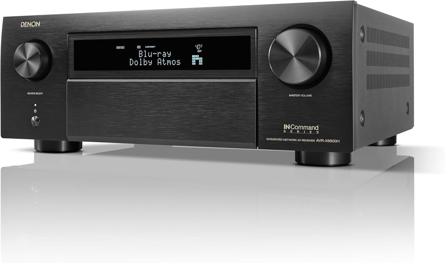 Denon AVR-X6800H 11.4 Channel AV Receiver - 140W/Channel, Wireless Streaming via Built-in HEOS, WiFi,  Bluetooth, Supports Dolby Vision, HLG, HDR10+, Dynamic HDR,  Dolby Atmos Height Virtualization