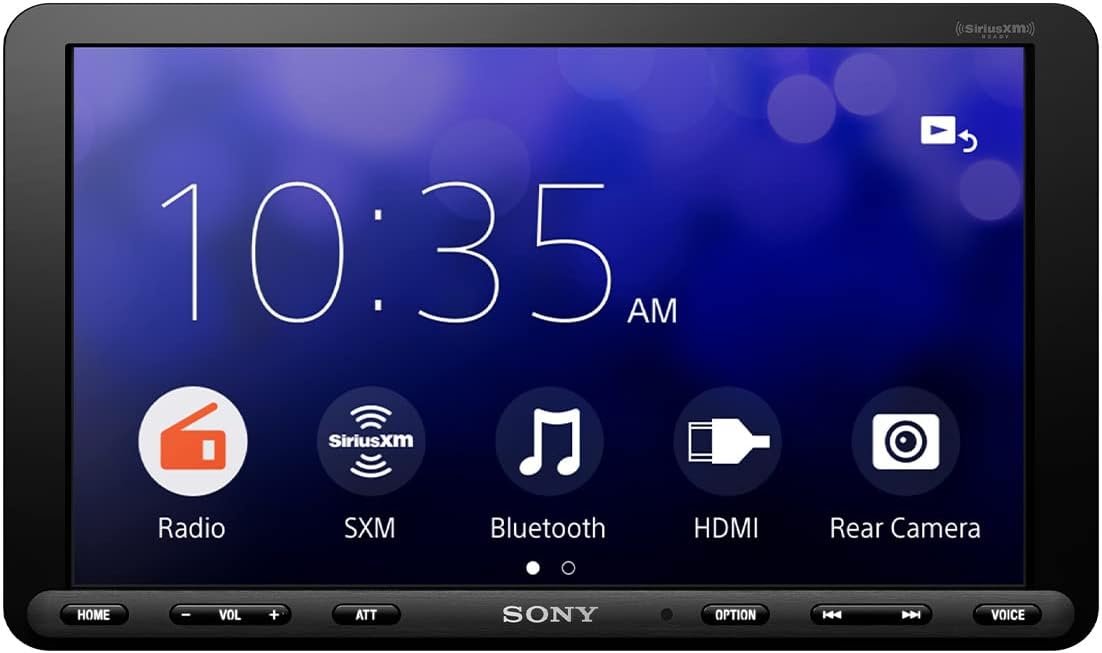 Sony XAV-AX8100 9-inch Floating Multi Media Receiver with Apple Carplay/Android Auto and HDMI Video Input