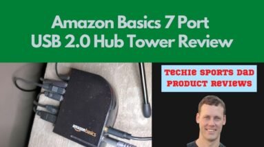 Amazon Basics 7 Port USB 2.0 Hub Tower Review | Is the Amazon Basics 7 Port Tower Worth Your Money?