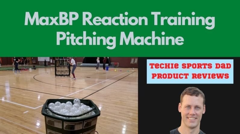 MaxBP Reaction Training Pitching Machine | High School Softball Coach Demos and Reviews MaxBP
