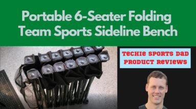 Portable 6 Seater Folding Team Sports Sideline Bench