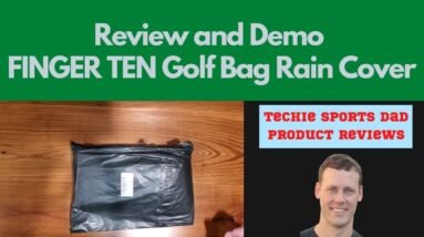 Review and Demo: FINGER TEN Golf Bag Rain Hood Cover