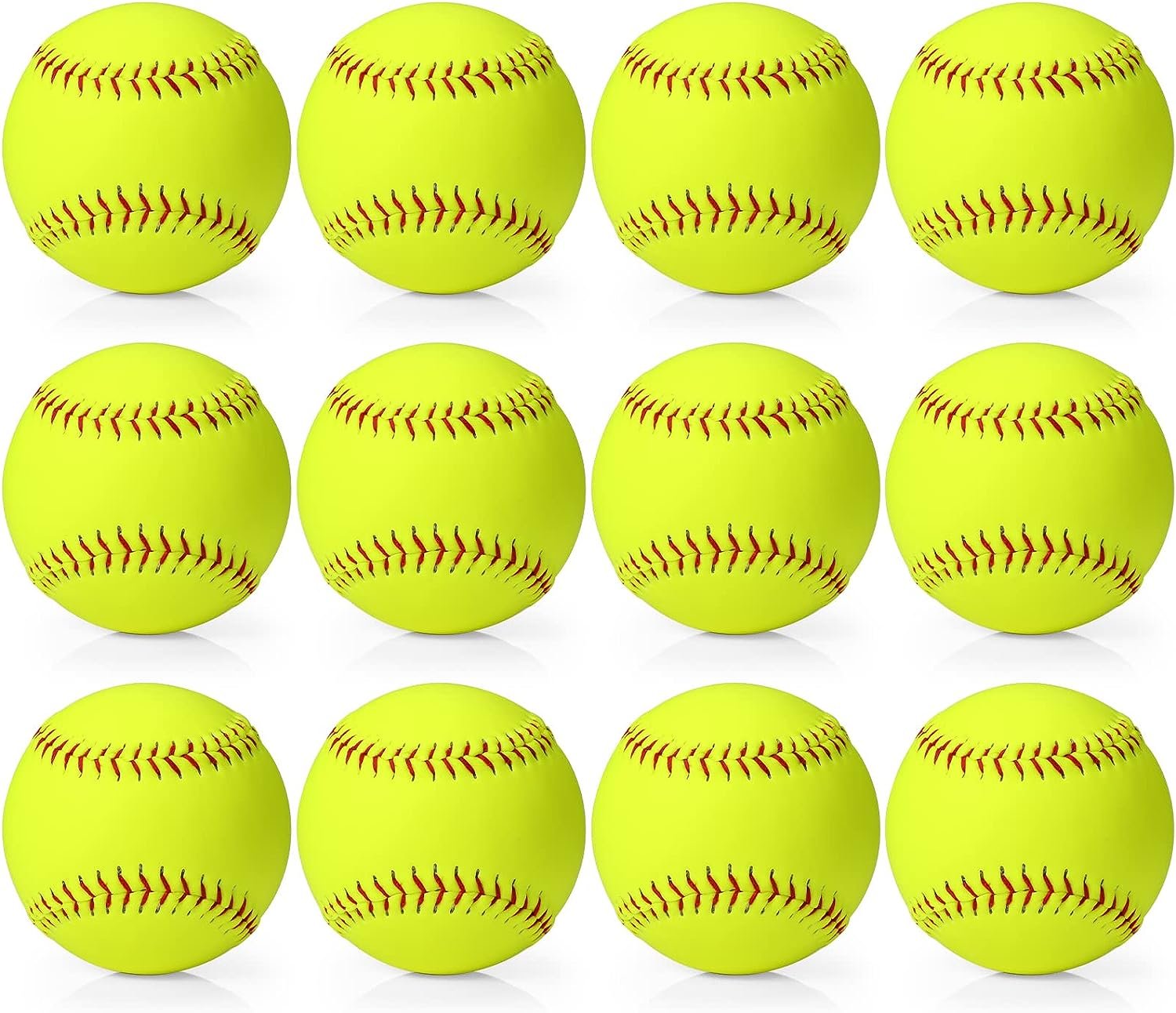 12 Pack Yellow Sports Practice Softballs Review
