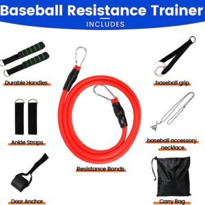 davllin baseball resistance trainertraining aid for baseball softball pitchersinterchangeable grips to build arm strengt 2