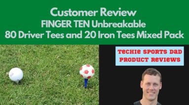 FINGER TEN Unbreakable Driver Tees and  Iron Tees Mixed Pack | Tee Off with Durability and Style