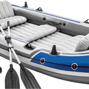 mindong hzh inflatable boat canoe raft inflatable kayak with air pump rope paddle rubber dinghy adults and kids portable