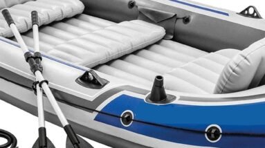 mindong hzh inflatable boat canoe raft inflatable kayak with air pump rope paddle rubber dinghy adults and kids portable