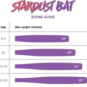 rip it stardust girls fastpitch softball bat 1 pc aluminum approved for all fields 1