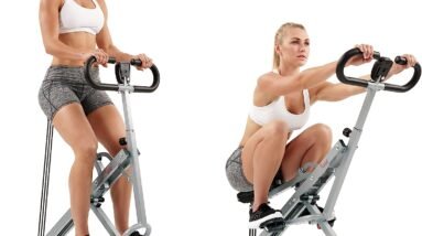 sunny health fitness squat assist row n ridea trainer for glutes workout 3
