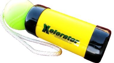 the original xelerator fastpitch softball pitching trainer and warm up tool with 12 inch foam ball a economy model