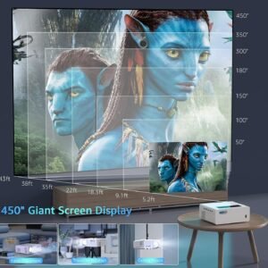 ailessom hd 1080p 5g wifi bluetooth projector review