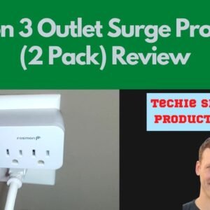 Mini Travel Power Strip | Fosmon 3 Outlet Surge Protector (2 Pack) Review