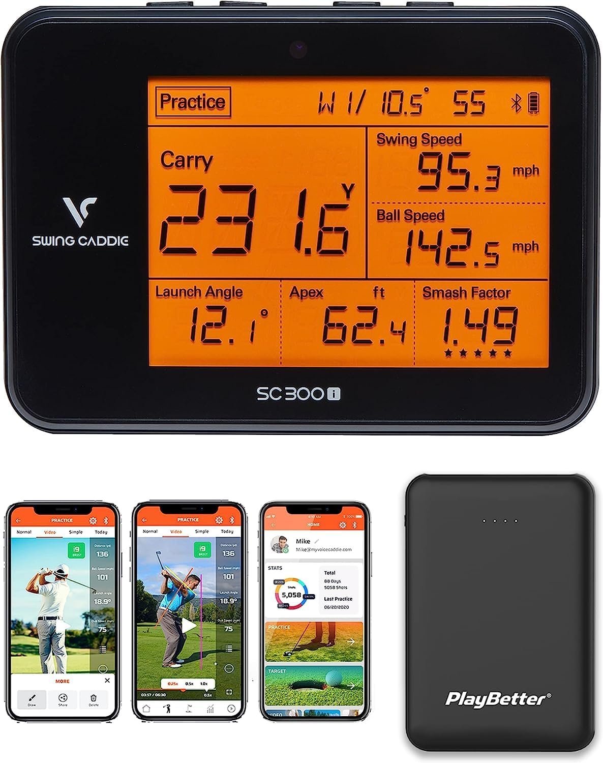 PlayBetter Swing Caddie SC300i Golf Launch Monitor Review