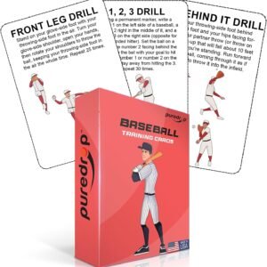 puredrop baseball softball training equipment aid coach cards review